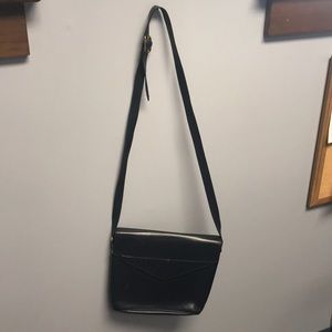 blue leather Salvatore Ferragamo handbag